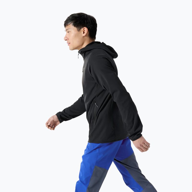Bluză fleece pentru bărbați Arcteryx Delta Hoody black sapphire 4