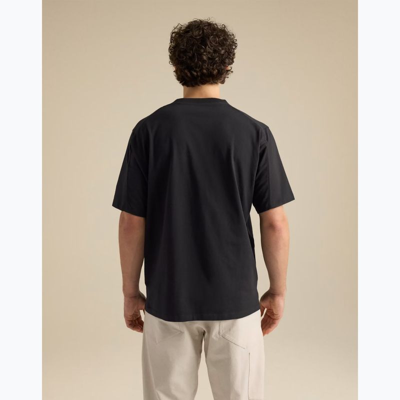 Tricou pentru bărbați Arcteryx Kragg Cotton Emblem Crew SS black 3