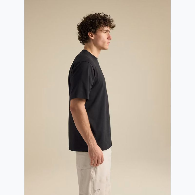 Tricou pentru bărbați Arcteryx Kragg Cotton Emblem Crew SS black 4