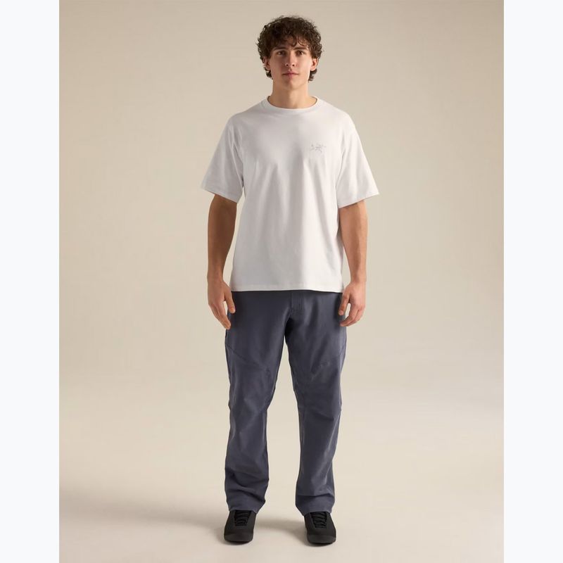 Tricou pentru bărbați Arcteryx Kragg Cotton Emblem Crew SS white light 2