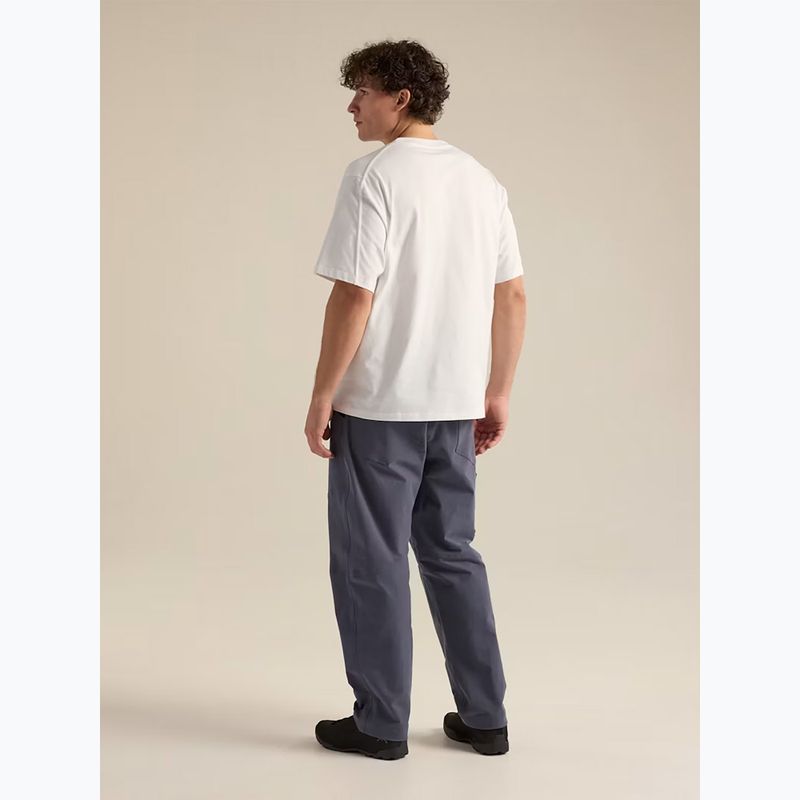 Tricou pentru bărbați Arcteryx Kragg Cotton Emblem Crew SS white light 4