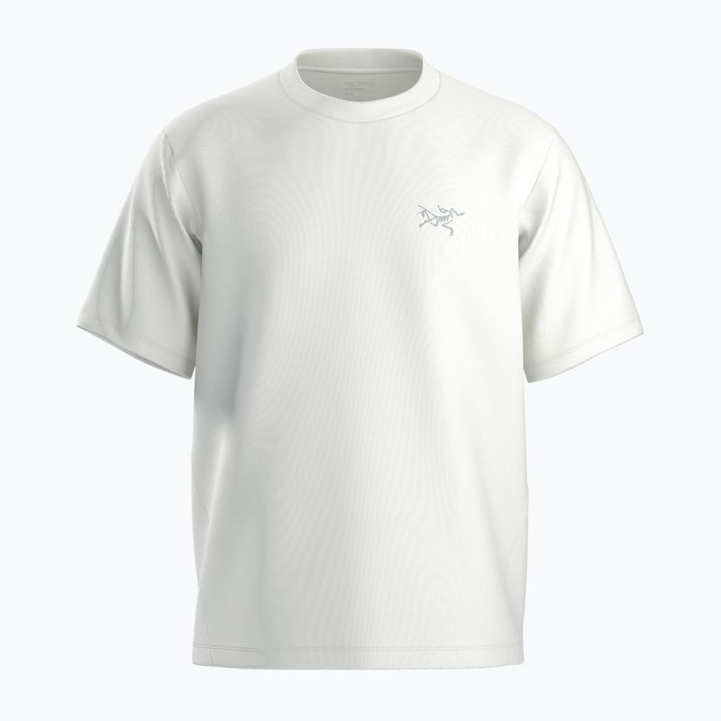 Tricou pentru bărbați Arcteryx Kragg Cotton Emblem Crew SS white light 8