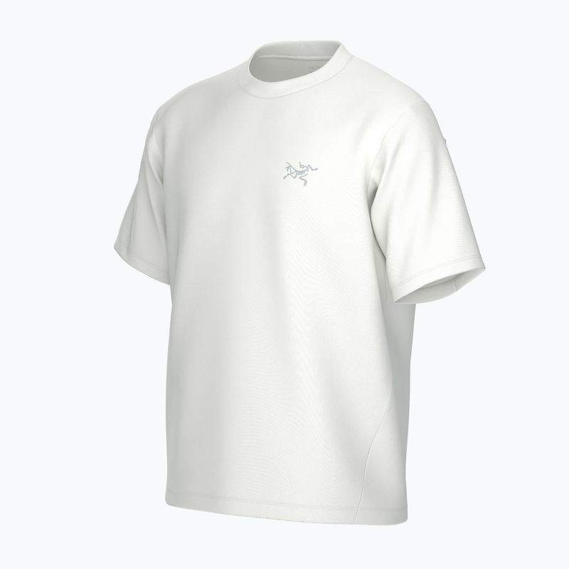 Tricou pentru bărbați Arcteryx Kragg Cotton Emblem Crew SS white light 10