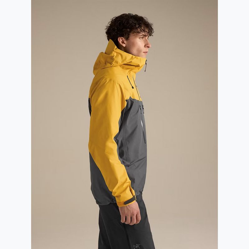 Geacă softshell pentru bărbați Arcteryx Alpha larch/dk grey 5