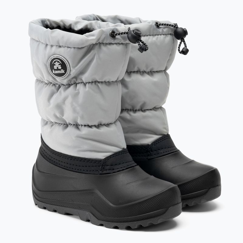 Kamik Snowcozy cizme de trekking pentru copii gri deschis 4