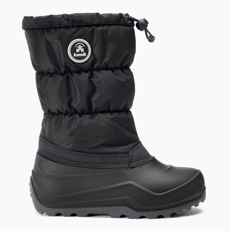 Bocanci de trekking pentru băieți Kamik Snowcozy negru 2
