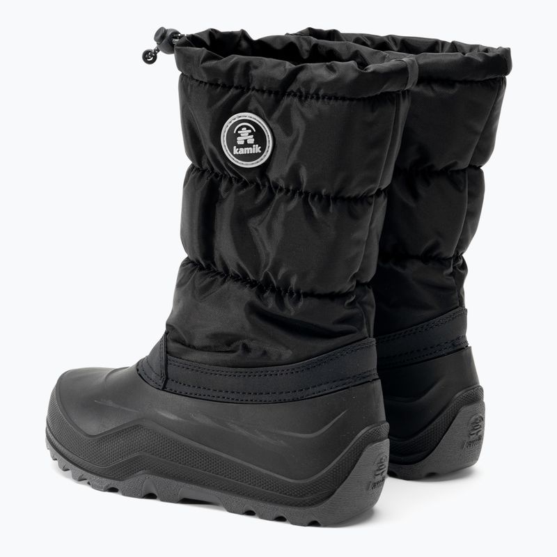 Bocanci de trekking pentru băieți Kamik Snowcozy negru 3