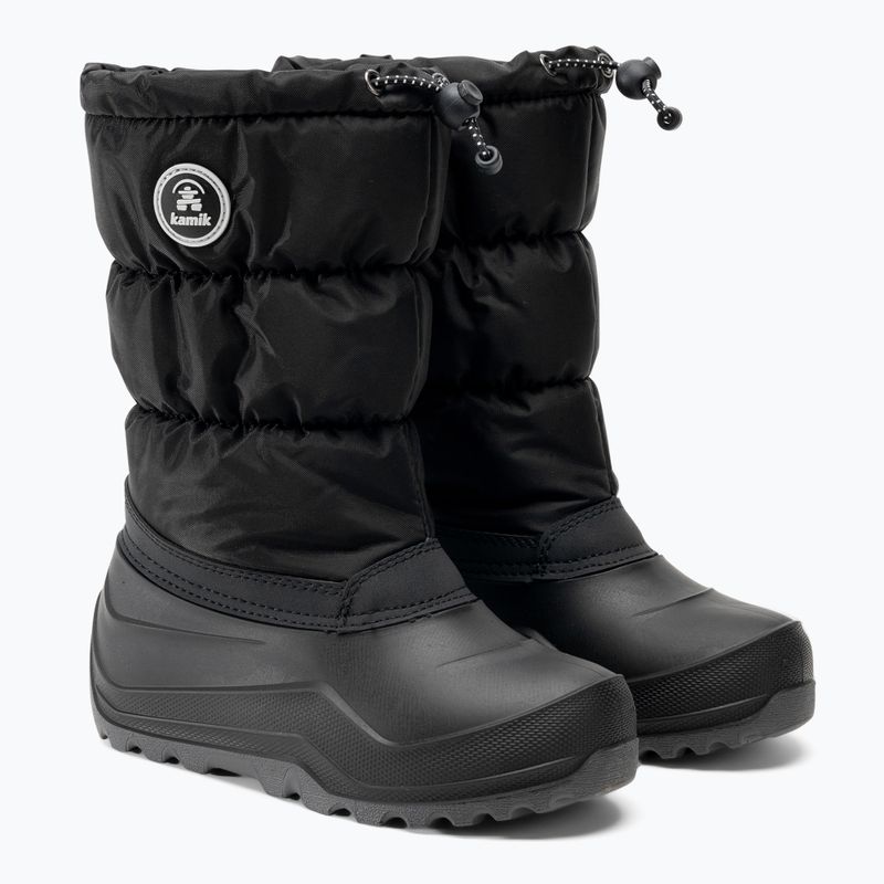 Bocanci de trekking pentru băieți Kamik Snowcozy negru 4