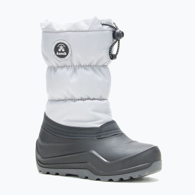 Cizme de trekking pentru băieți Kamik Snowcozy gri deschis 11
