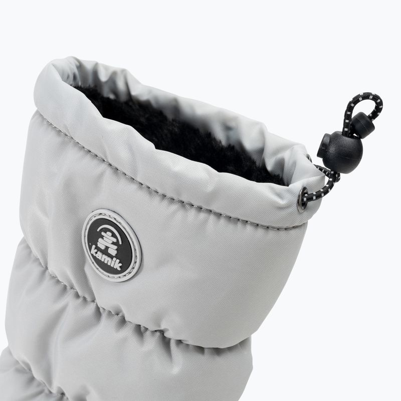 Cizme de trekking pentru băieți Kamik Snowcozy gri deschis 8