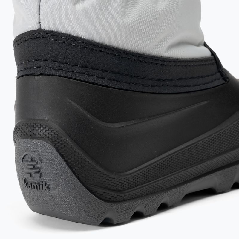 Cizme de trekking pentru băieți Kamik Snowcozy gri deschis 9