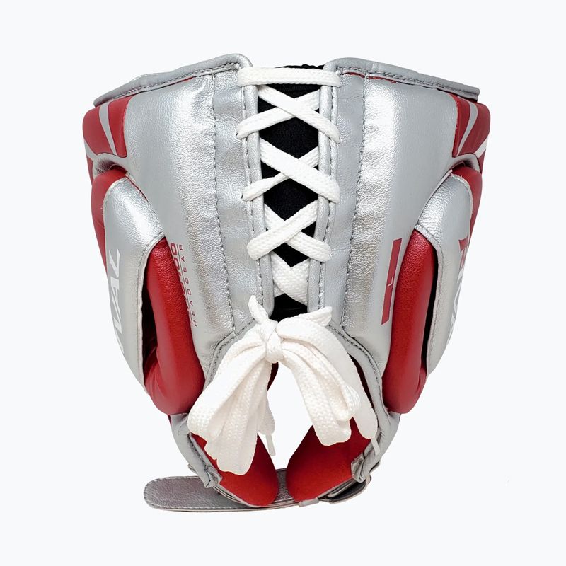 Cască de box Rival RHG100 Professional Headgear red/silver 3