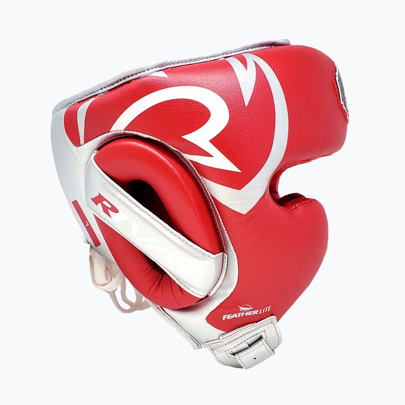 Cască de box Rival RHG100 Professional Headgear red/silver 4