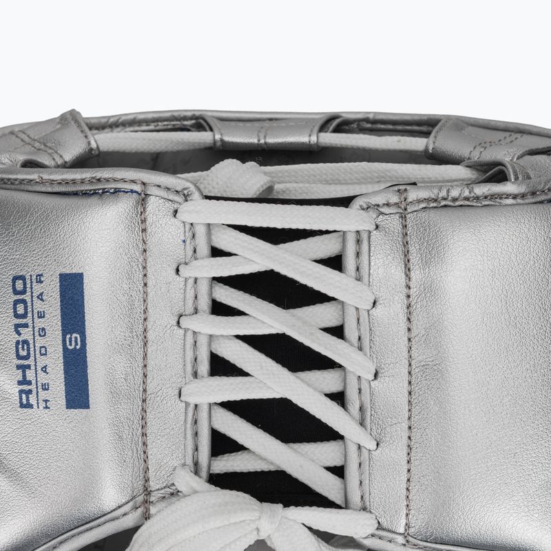 Cască de box Rival RHG100 Professional Headgear blue/silver 5
