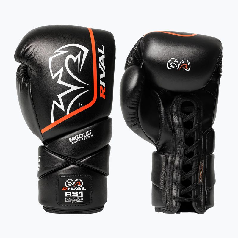 Mănuși de box Rival RS1 Ultra Sparring 2.0 black
