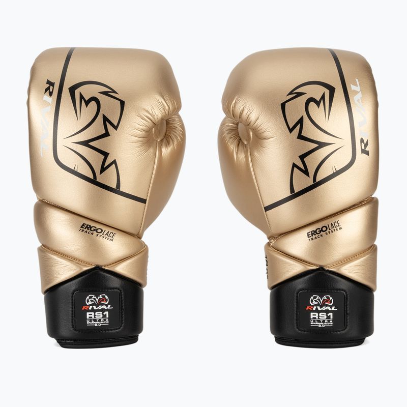Mănuși de box Rival RS1 Ultra Sparring 2.0 gold 2