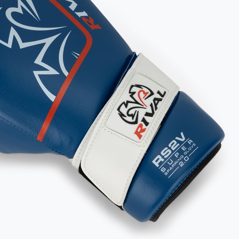Mănuși de box Rival RS2V Super Sparring 2.0 blue 6