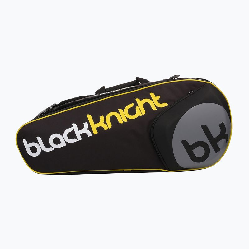 Geantă de squash Black Knight Pro Series Tour 12R black/yellow 4