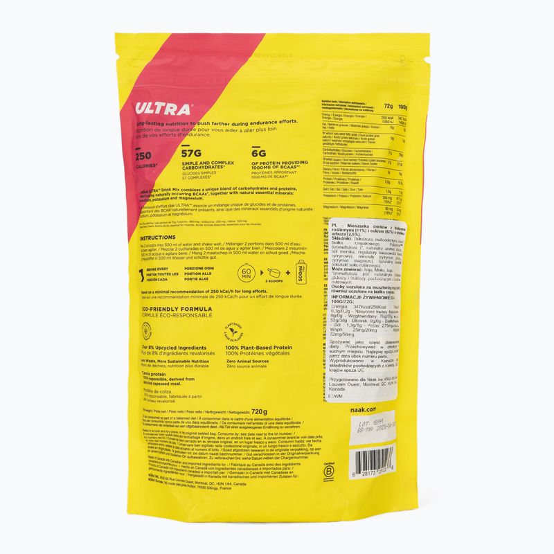 Băutură energizantă Näak Ultra Drink Mix 720 g watermelon 2