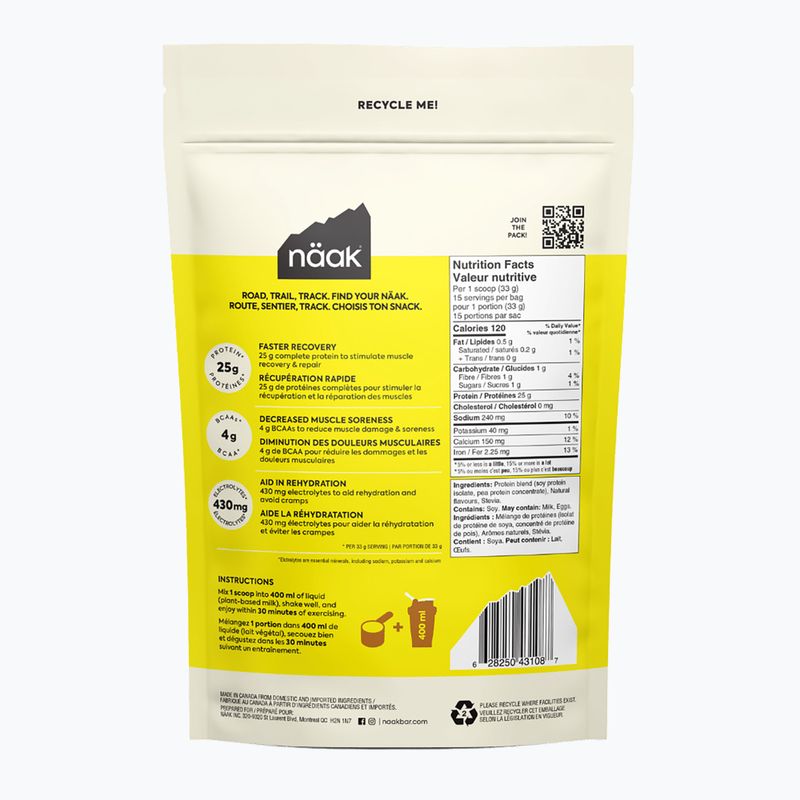 Whey Näak Ultra Recovery Protein Powder 500 g vanilla 2