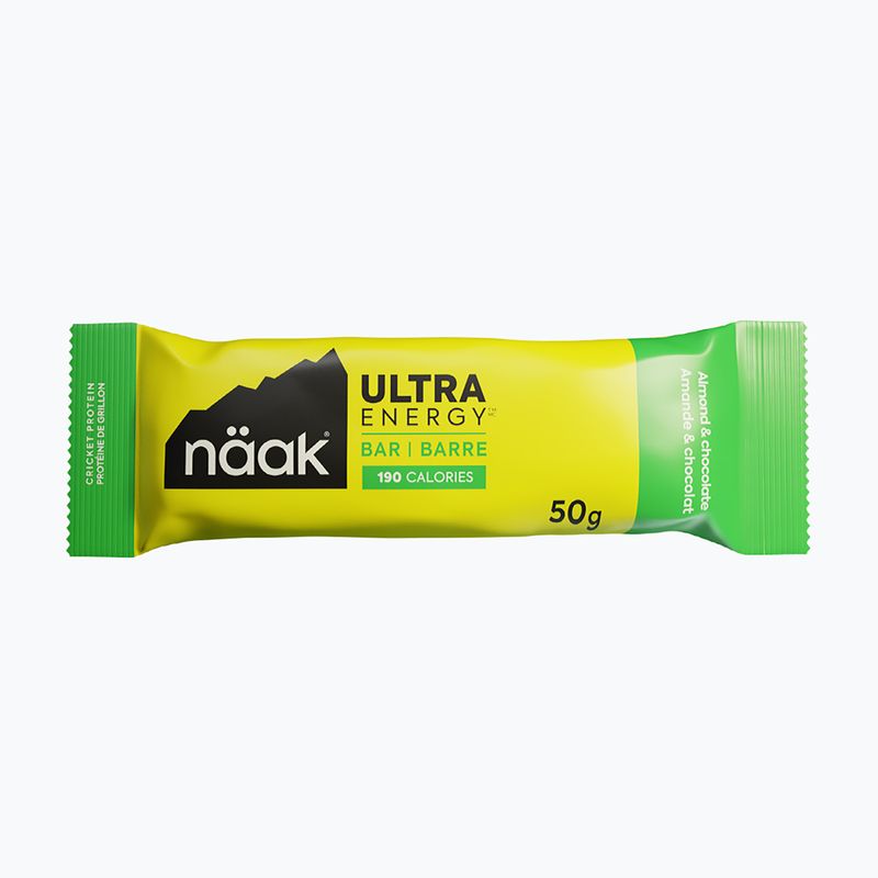 Baton energizant Näak Ultra Energy 50 g almond & chocolate