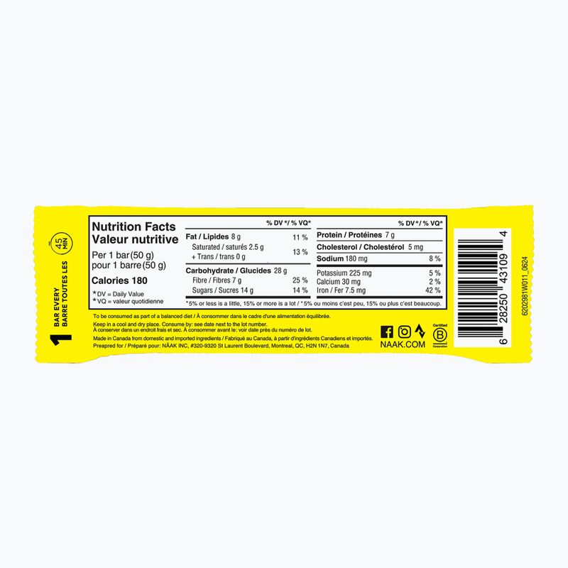 Baton energizant Näak Ultra Energy 50 g banana & chocolate 2