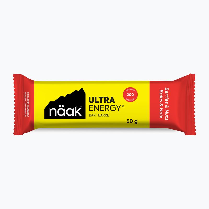Baton energizant Näak Ultra Energy 50 g berries & nuts