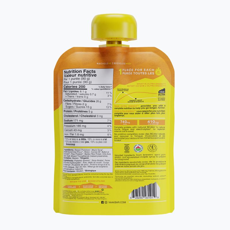 Gel energetic Näak Ultra Energy 90 g sweet potatoes butternut squash 2