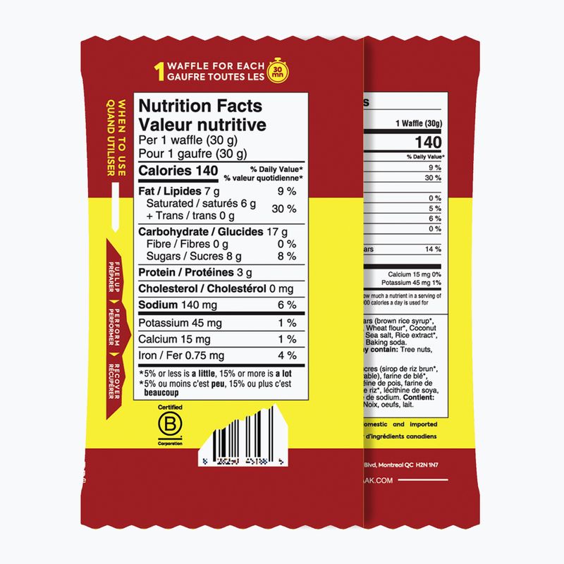Baton energizant Näak Ultra Energy 30 g maple syrup 2