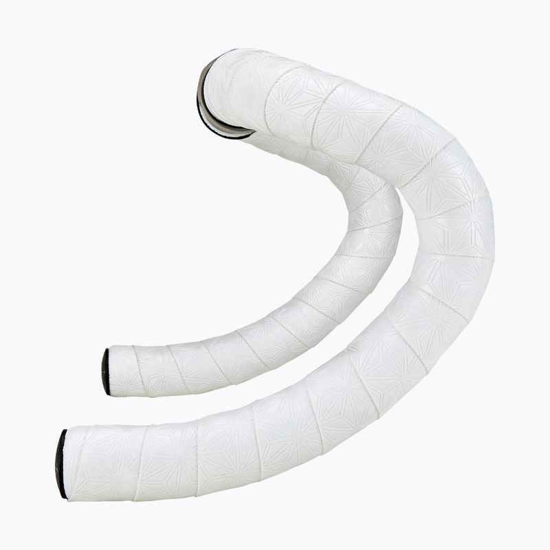 Înveliș pentru ghidon SUPACAZ Super Sticky Kush Classic 2.5 mm white/ano black plugs