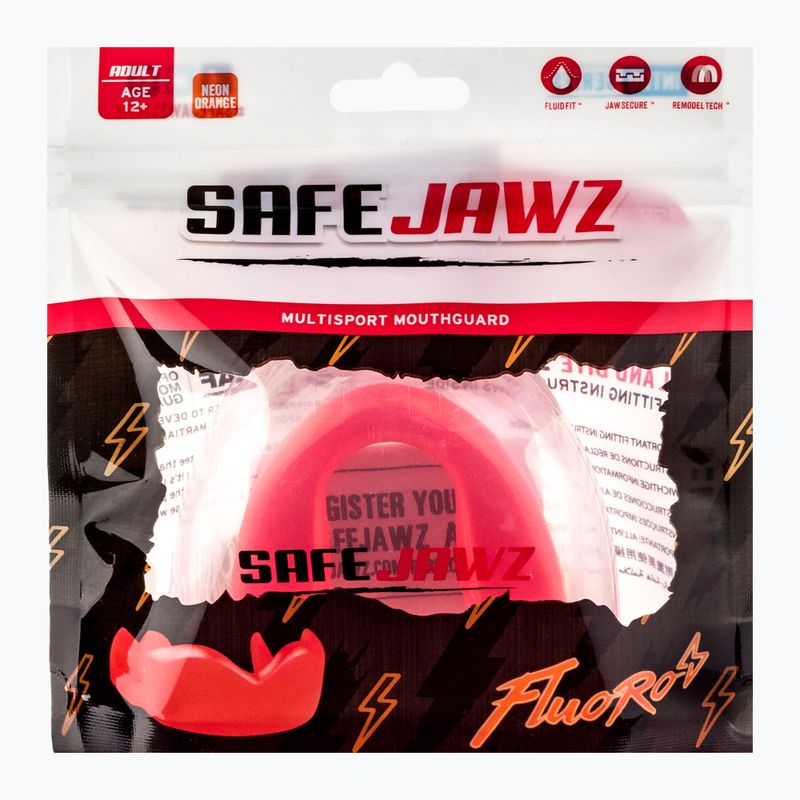 SAFEJAWZ Intro Series Protector de maxilar portocaliu