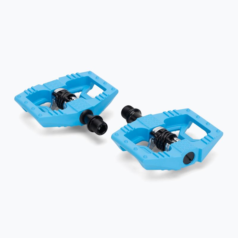 Pedale pentru bicicletă Crankbrothers Double Shot 1 light blue/black 2