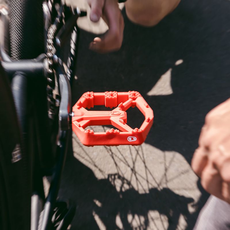 Pedale de bicicletă Crankbrothers Stamp 0 bright red 5