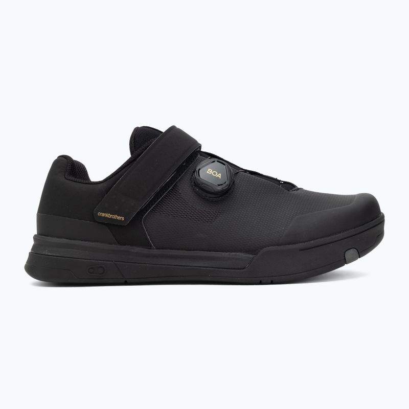 Încălțăminte de ciclism MTB Crankbrothers Mallet BOA black/gold/black outsole 2