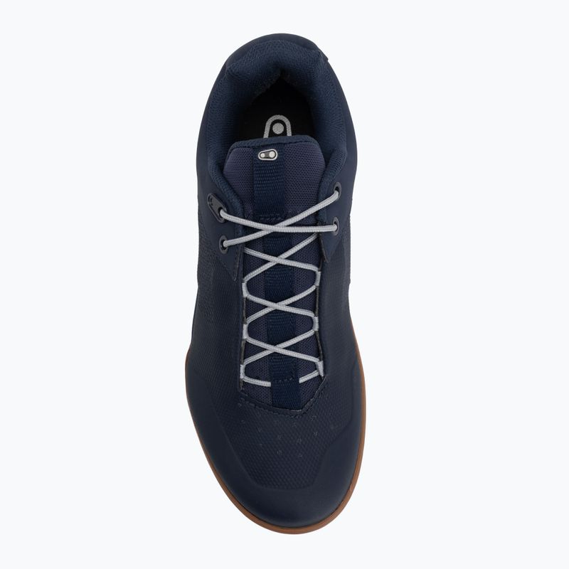 Pantofi de ciclism cu platformă pentru bărbați Crankbrothers Stamp Lace albastru marin și maro CR-STL04281A105 5