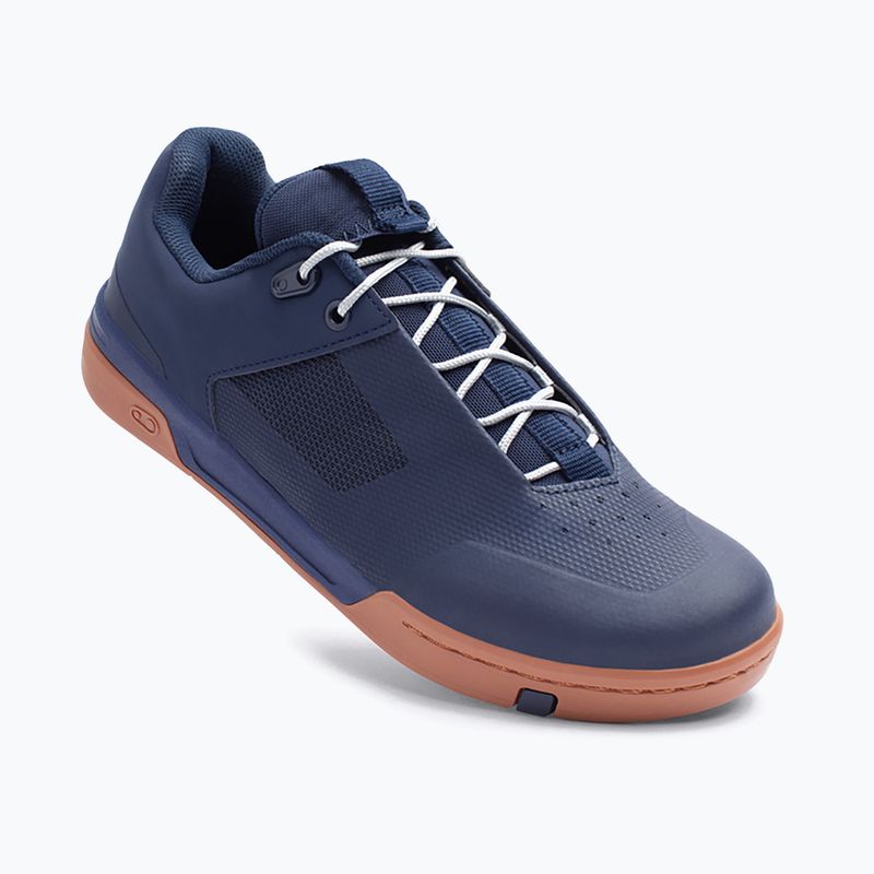 Pantofi de ciclism cu platformă pentru bărbați Crankbrothers Stamp Lace albastru marin și maro CR-STL04281A105