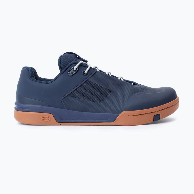Pantofi de ciclism cu platformă pentru bărbați Crankbrothers Stamp Lace albastru marin și maro CR-STL04281A105 2