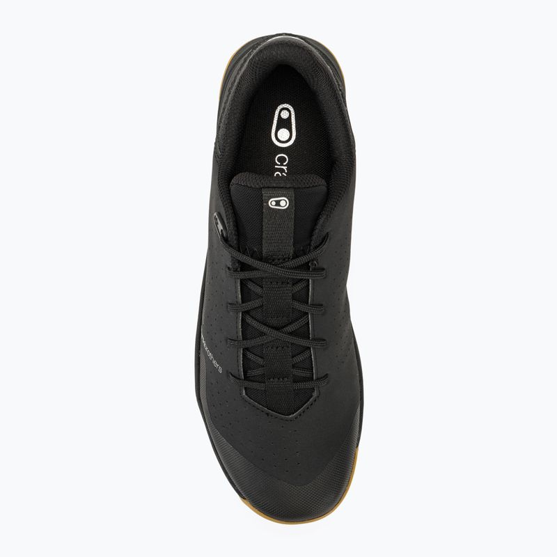 Încălțăminte de ciclism pe platformă Crankbrothers Stamp Trail Lace black /black/gum outsole 5