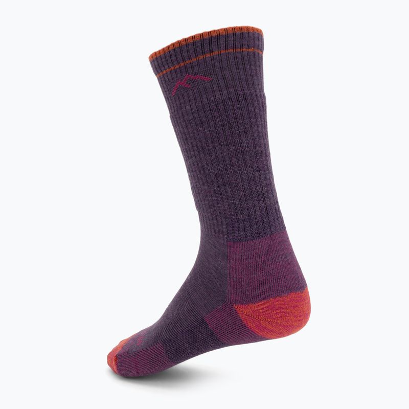 Șosete pentru femei Darn Tough Hiker plum heather 2