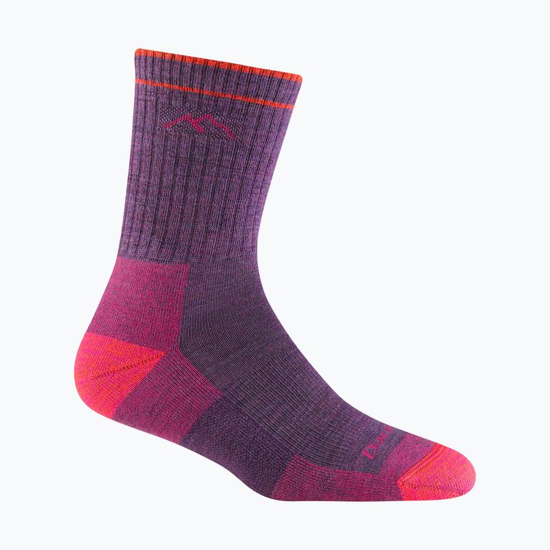 Șosete damă Darn Tough Hiker Micro Crew plum heather