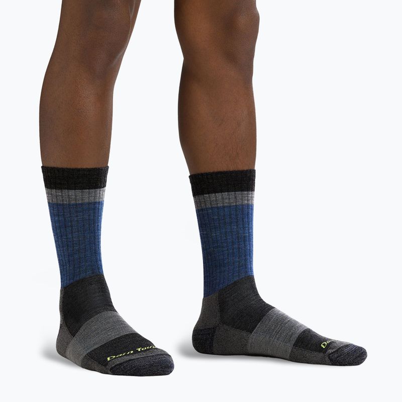 Șosete de trekking pentru bărbați Darn Tough Heady Stripe blue 2