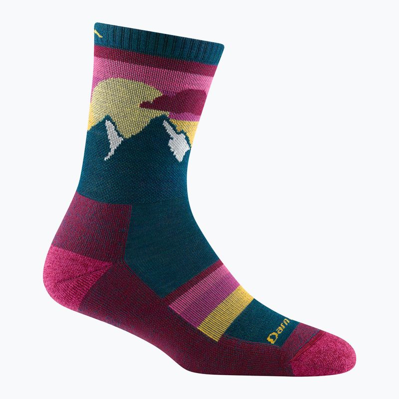 Șosete de trekking pentru femei Darn Tough Sunset Ledge dark teal