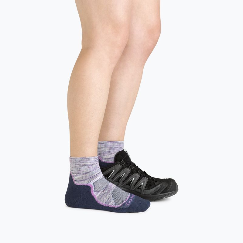 Șosete pentru femei Darn Tough Light Hiker 1/4 Sock Cushion cosmic purple 2