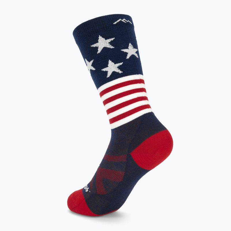 Șosete de schi pentru copii Darn Tough Captain Stripes Jr. stars and stripes 2