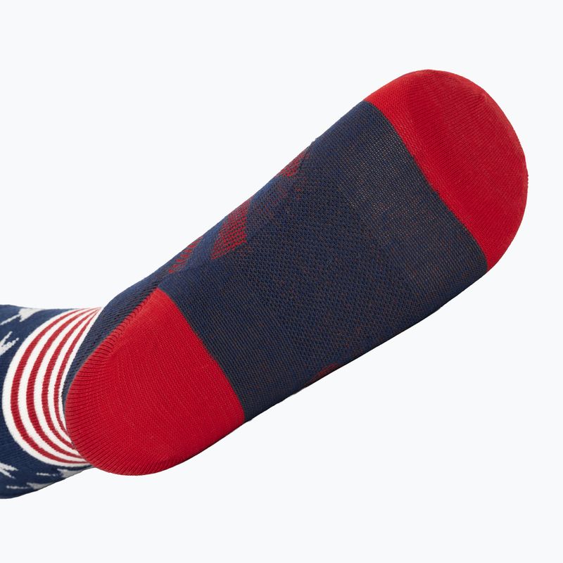Șosete de schi pentru copii Darn Tough Captain Stripes Jr. stars and stripes 4