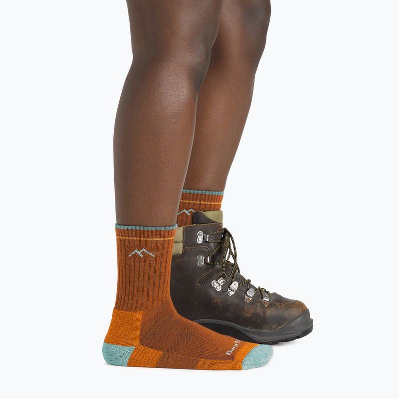 Șosete de trekking pentru femei Darn Tough Hiker Micro Crew copper