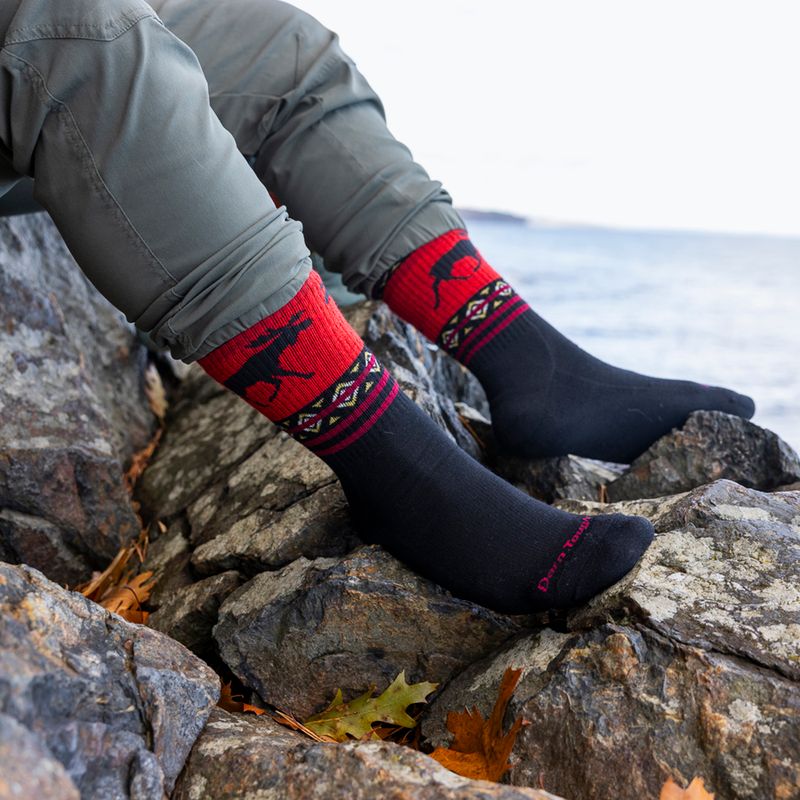 Șosete pentru bărbați Darn Tough VanGrizzle Boot Sock Cushion moose black 7
