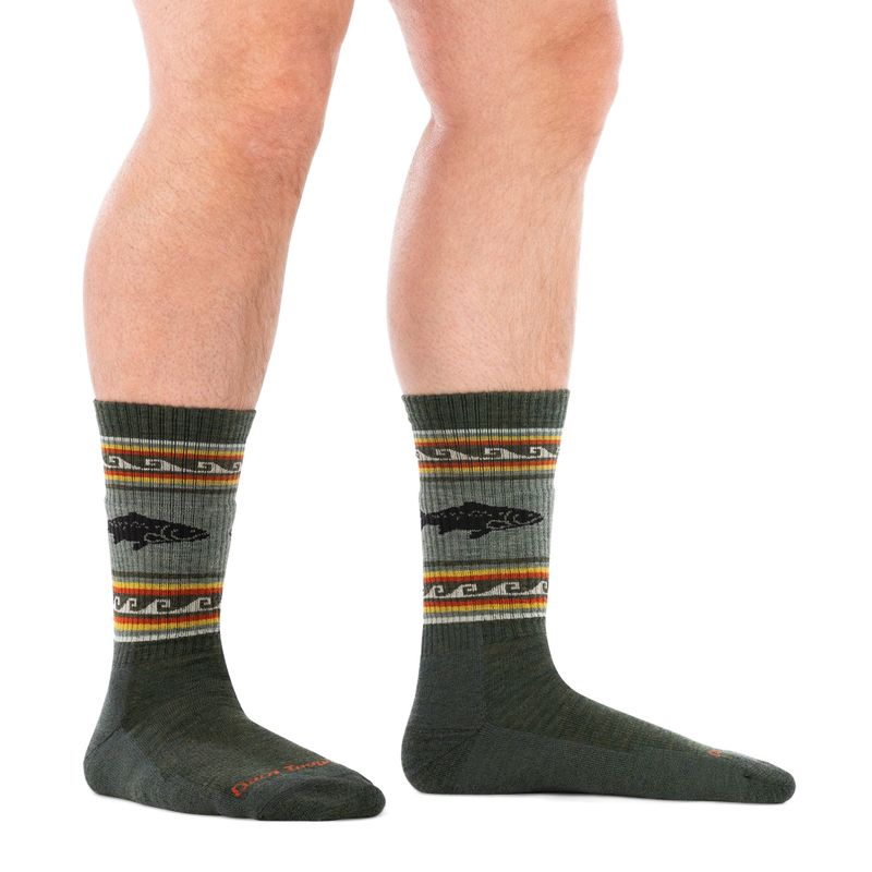 Șosete pentru bărbați Darn Tough VanGrizzle Boot Sock Cushion trout river 2