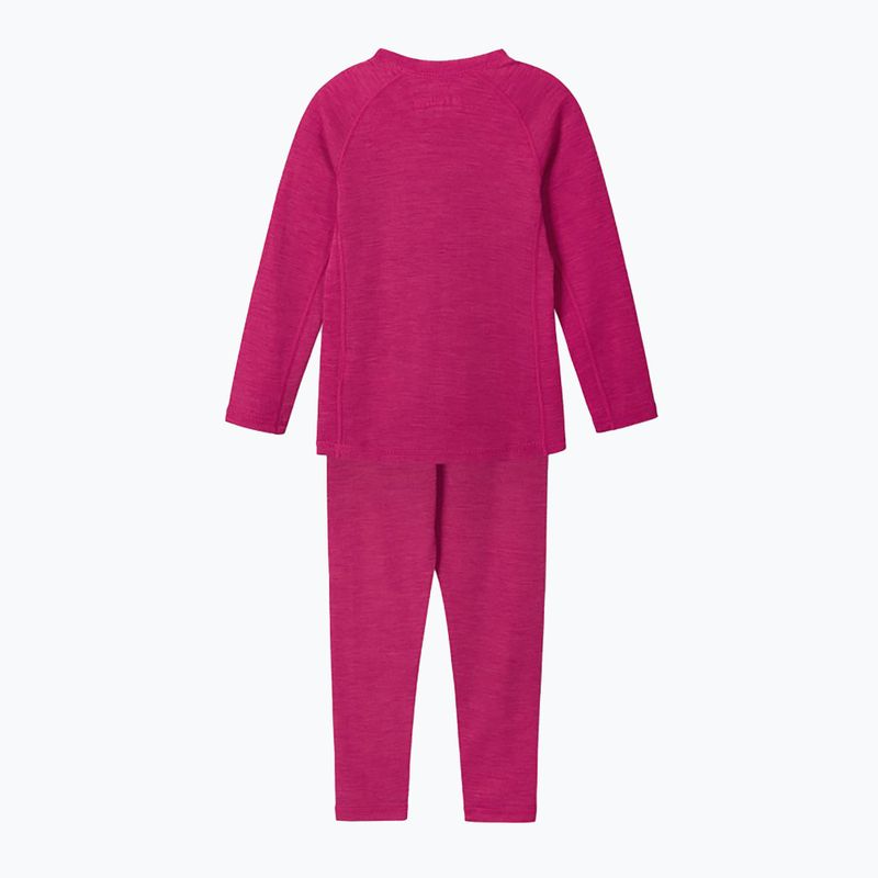 Set de lenjerie termoactivă pentru copii Reima Kinsei cranberry pink 2