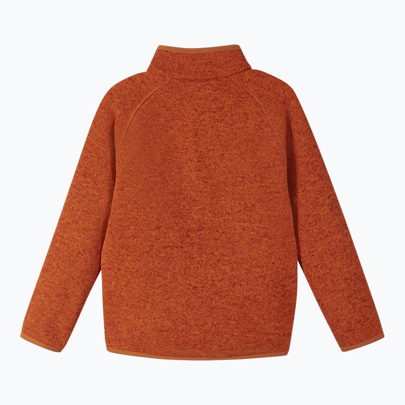 Hanorac cu glugă din fleece pentru copii Reima Hopper portocaliu 5200050A-2680 2